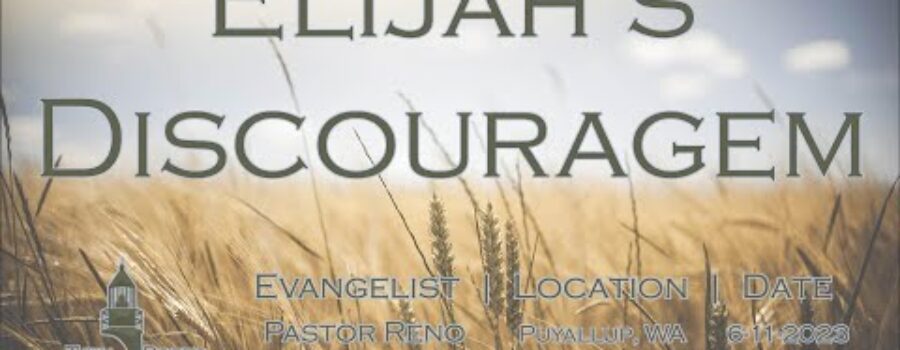 Elijah’s Discouragement | Pastor Reno