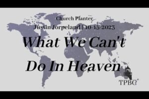 What We Can’t Do In Heaven