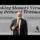 Making Memory Verses Our Person Testimony | Pastor Wagenschutz