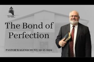 The Bond of Perfection | Pastor Wagenschutz