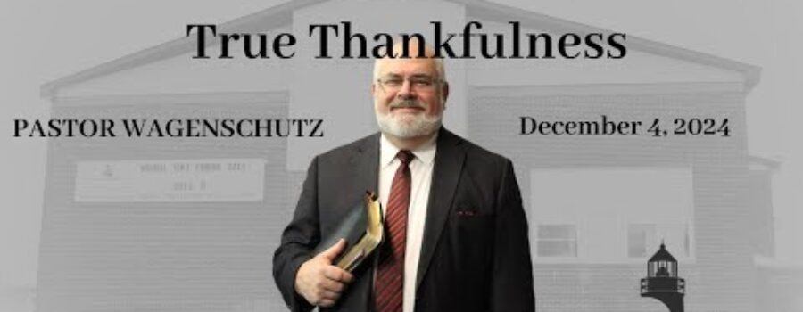 Content is the Key to True Thankfulness | Pastor Wagenschutz